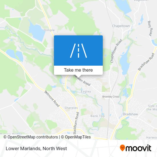 Lower Marlands map