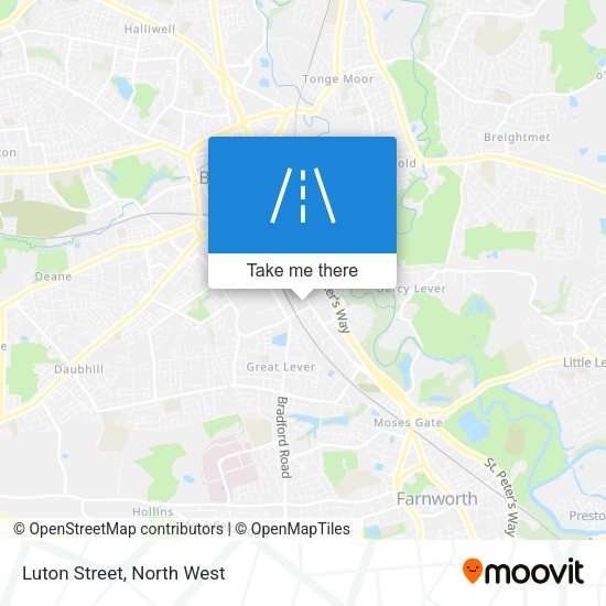 Luton Street map