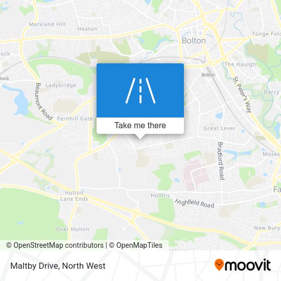 Maltby Drive map