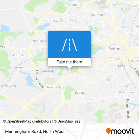 Manningham Road map