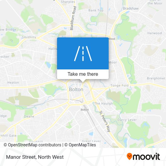 Manor Street map