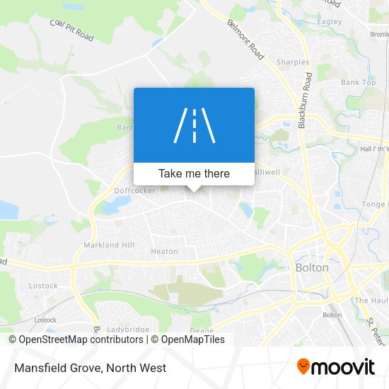 Mansfield Grove map