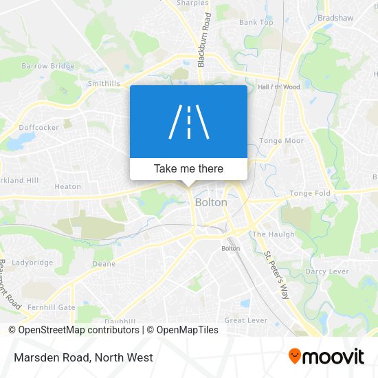 Marsden Road map