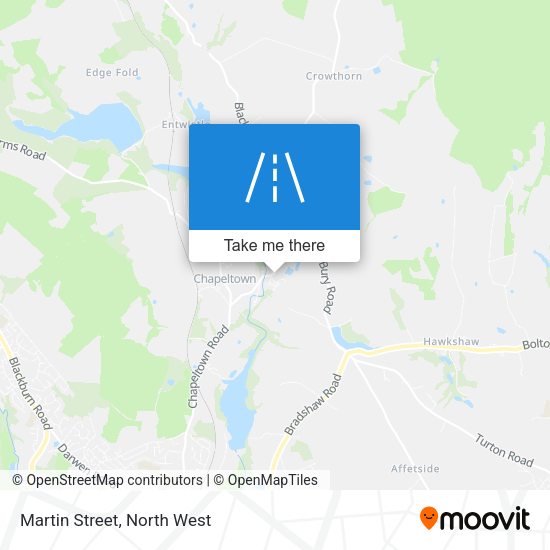 Martin Street map