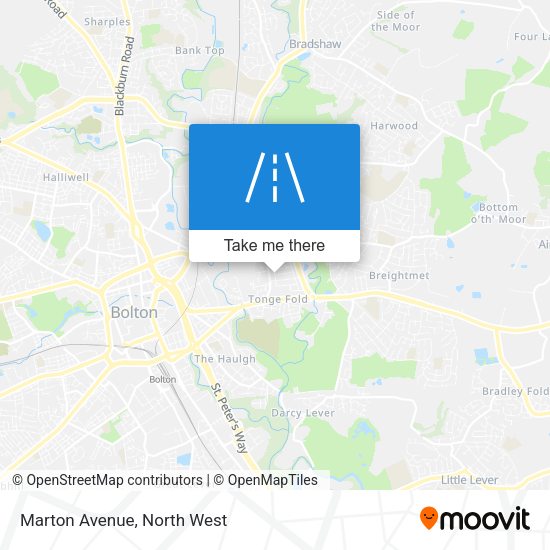 Marton Avenue map