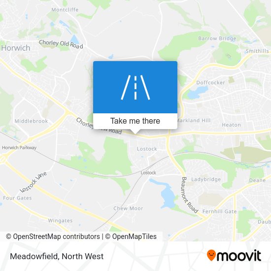 Meadowfield map