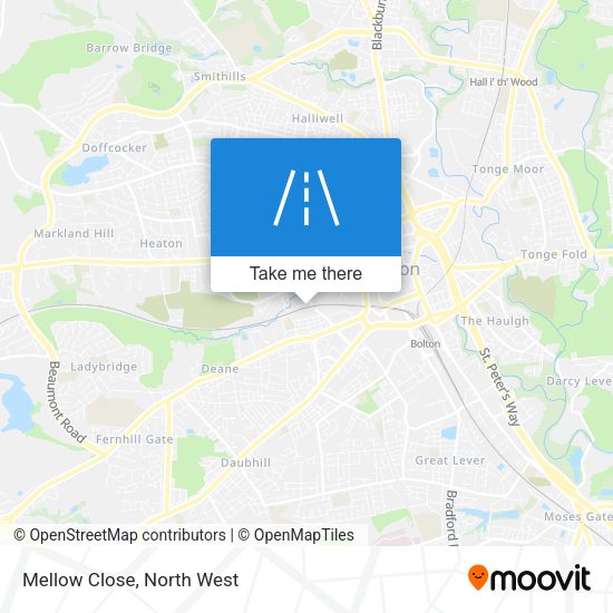 Mellow Close map