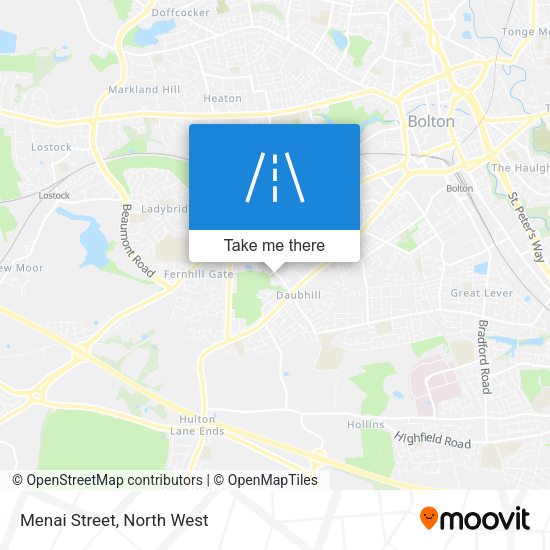 Menai Street map