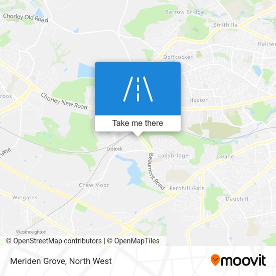 Meriden Grove map