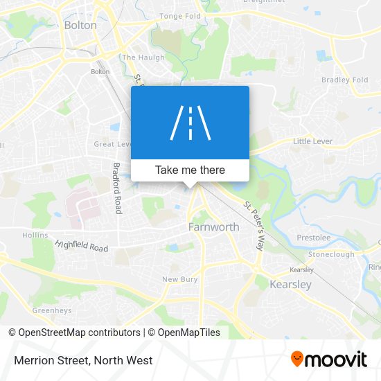 Merrion Street map