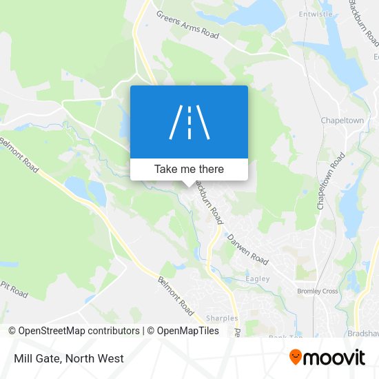 Mill Gate map
