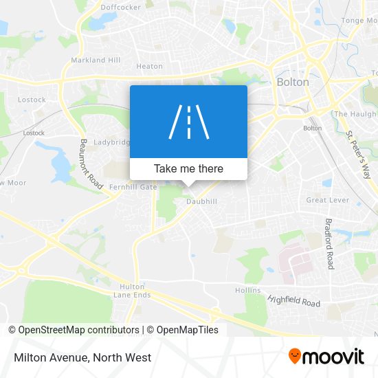 Milton Avenue map