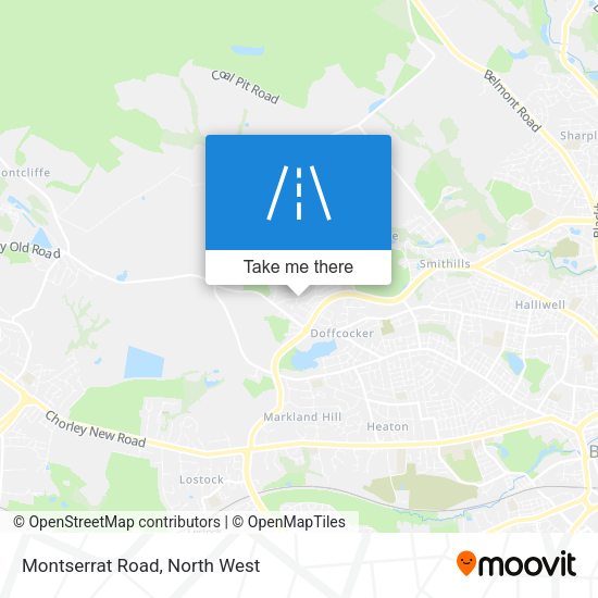 Montserrat Road map