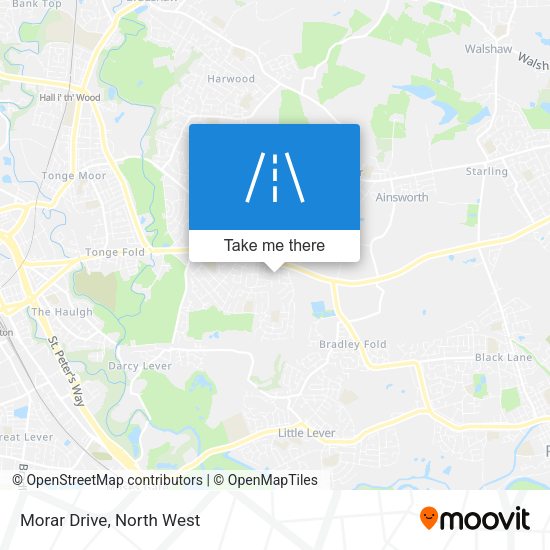 Morar Drive map