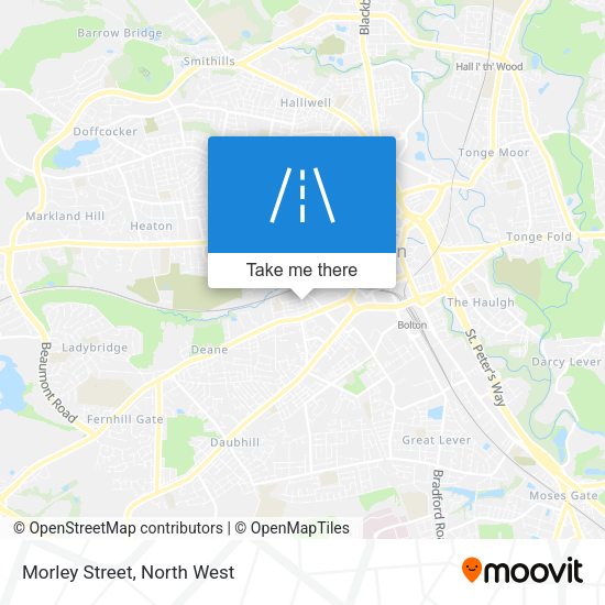 Morley Street map