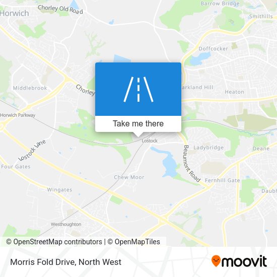 Morris Fold Drive map