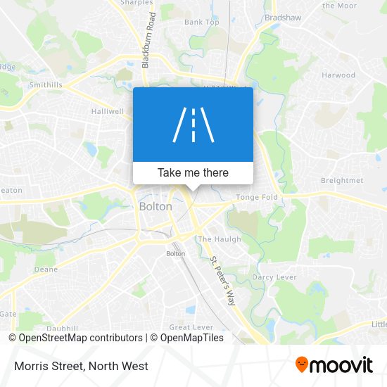 Morris Street map