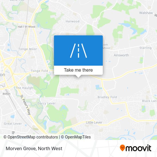 Morven Grove map
