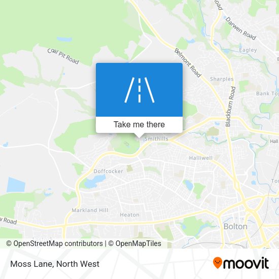 Moss Lane map