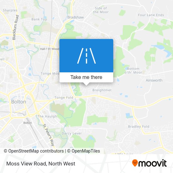 Moss View Road map