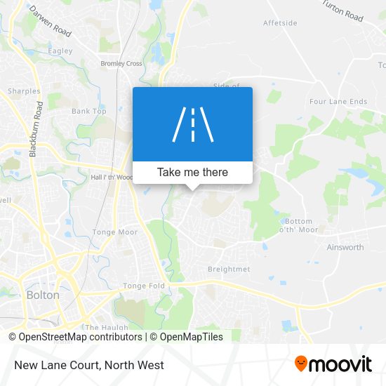 New Lane Court map