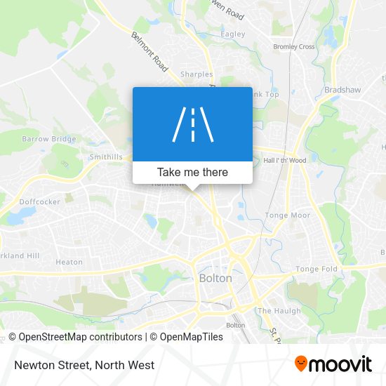 Newton Street map
