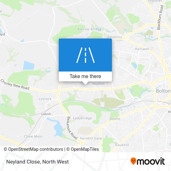 Neyland Close map