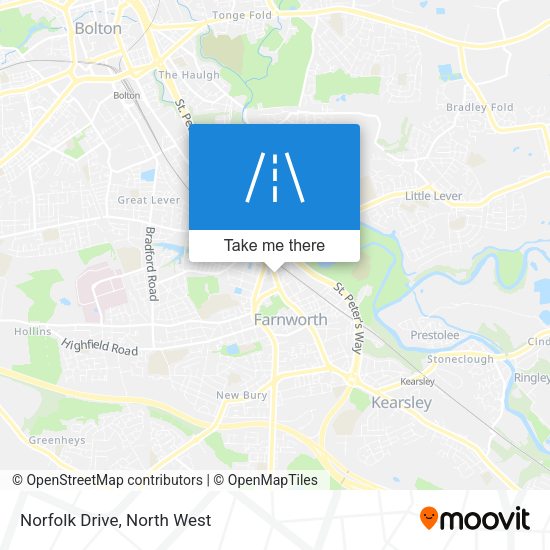 Norfolk Drive map