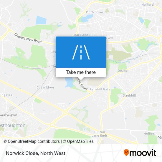 Norwick Close map