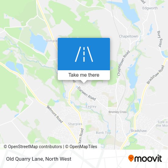 Old Quarry Lane map