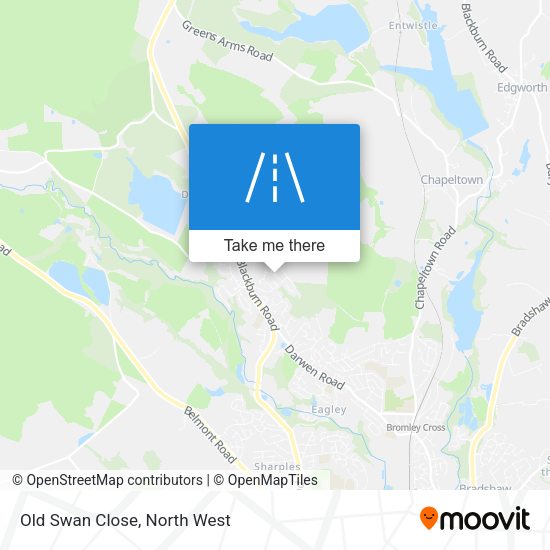 Old Swan Close map
