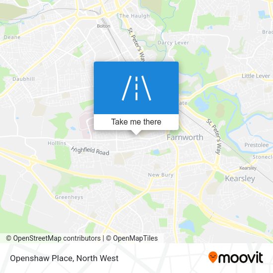 Openshaw Place map
