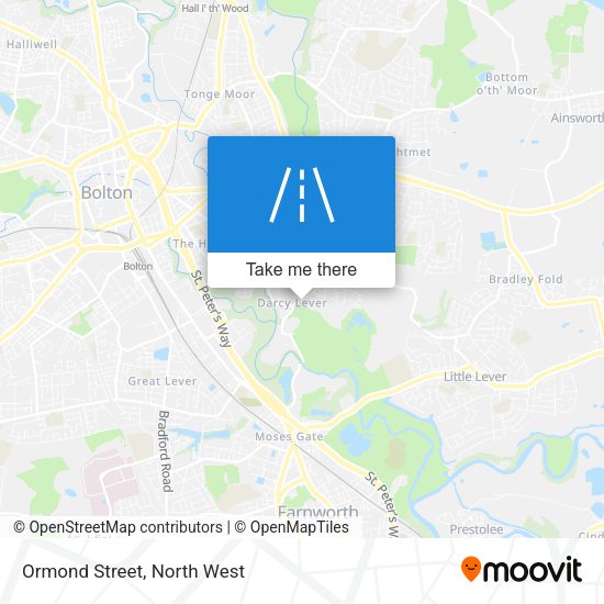 Ormond Street map
