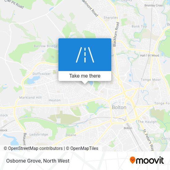 Osborne Grove map