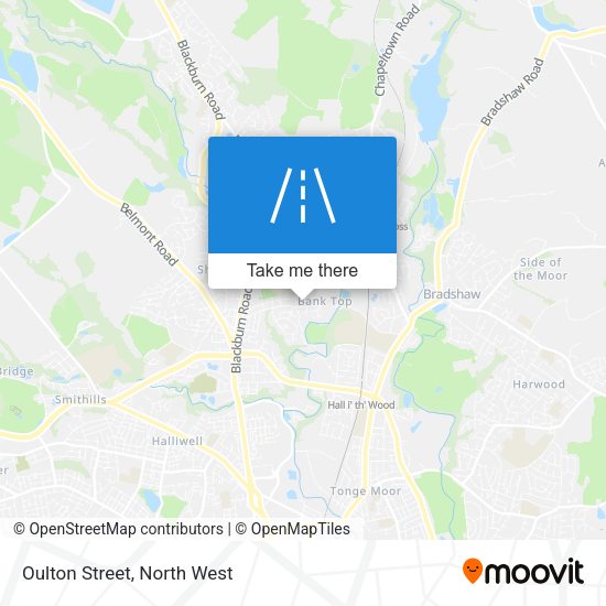 Oulton Street map