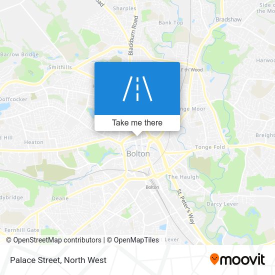 Palace Street map