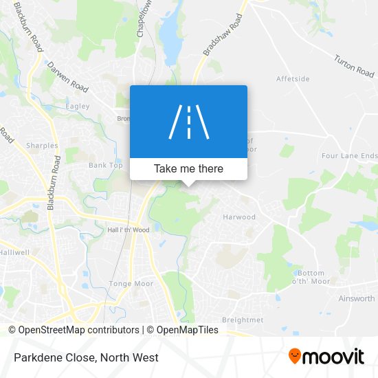 Parkdene Close map