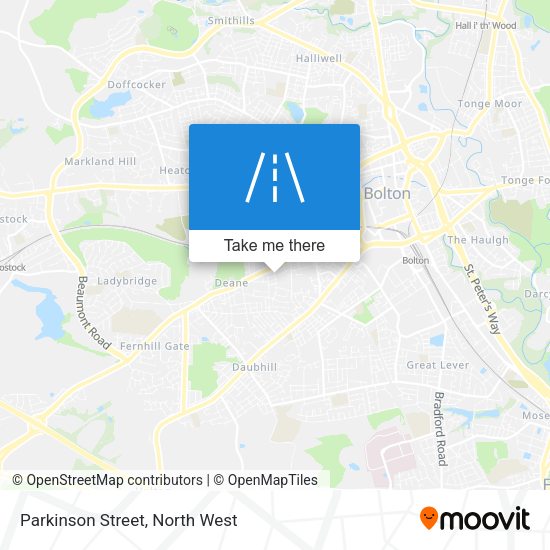 Parkinson Street map