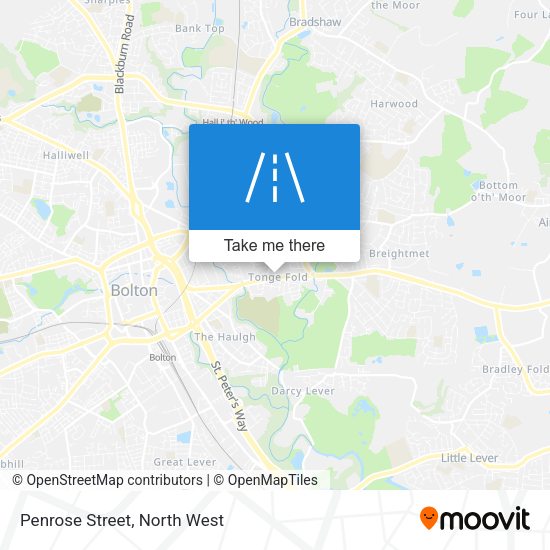 Penrose Street map