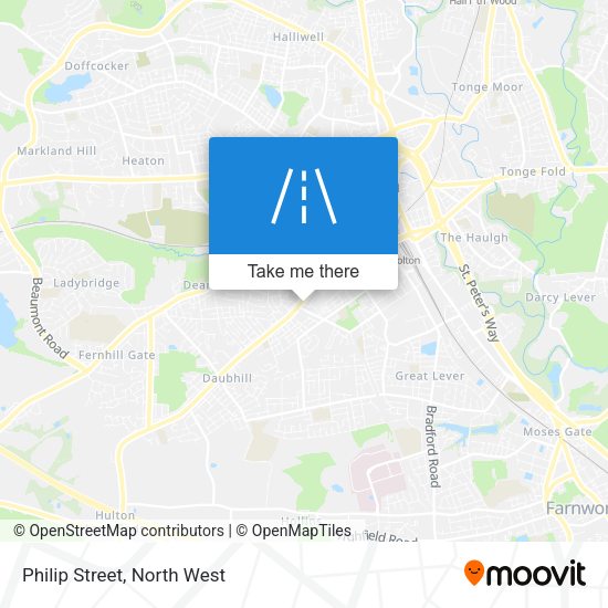 Philip Street map