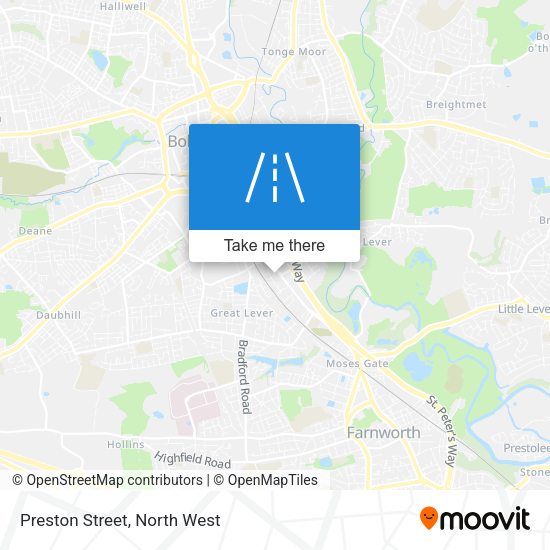 Preston Street map