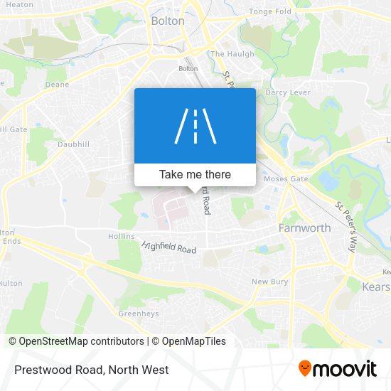 Prestwood Road map