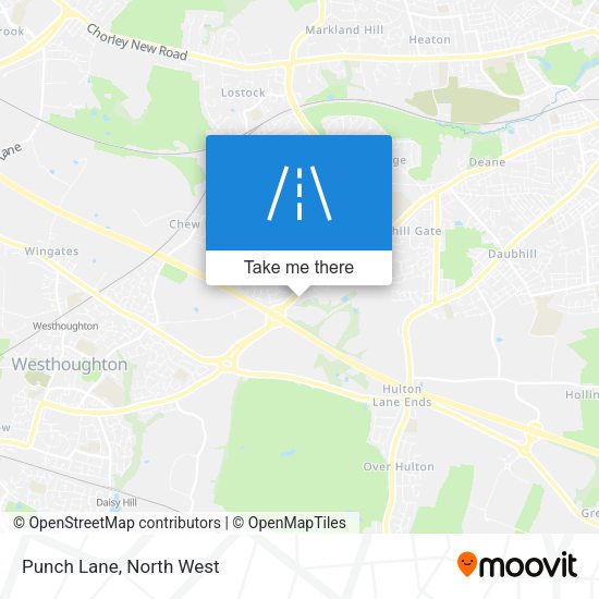 Punch Lane map