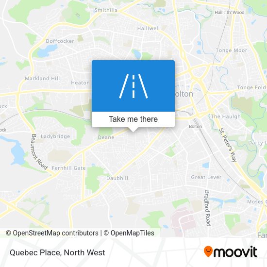 Quebec Place map