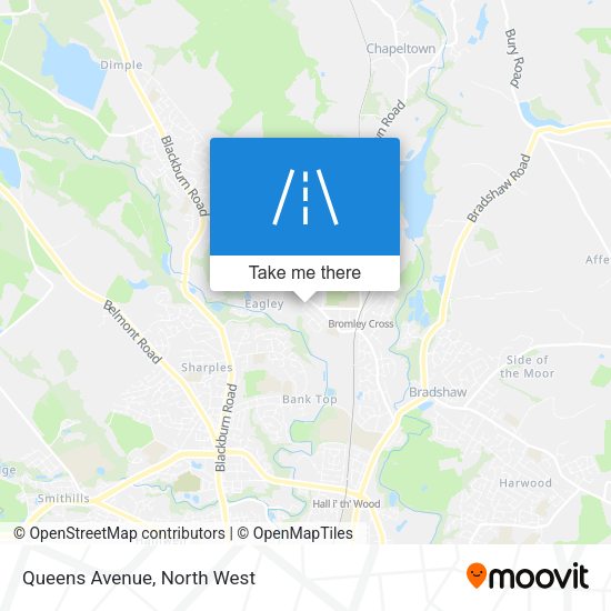 Queens Avenue map
