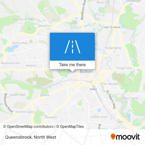Queensbrook map