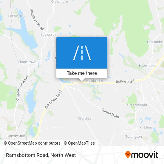 Ramsbottom Road map