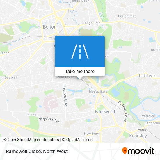 Ramswell Close map