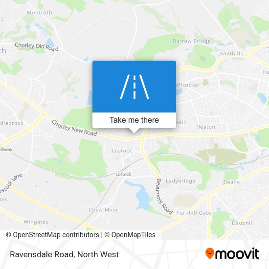 Ravensdale Road map
