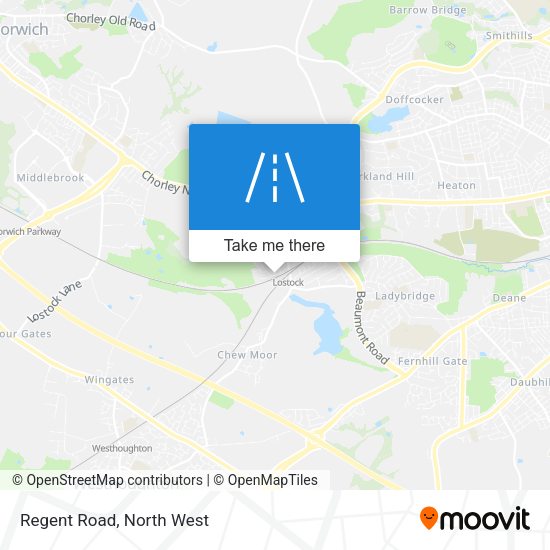 Regent Road map